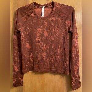 Lululemon Swiftly Tech Long Sleeve 2.0 Race [Sz 8] | Roasted Brown / Brier Rose
